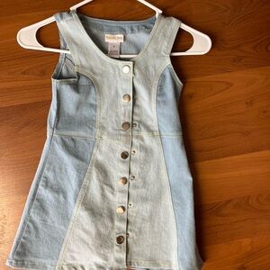 Rachel Zoe Light Blue Denim Kids Dress